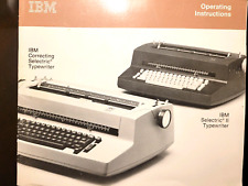 Ibm Correcting Selectric Ii Typewriter Operating Instruction Manual