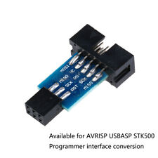 10 Pin Convert To Standard 6 Pin Adapter Board For Avrisp Usbasp Stk500 Arduino