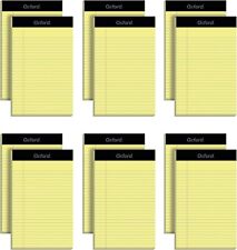 5 X 8 Legal Pads 12 Pack Narrow Ruled Yellow Paper 50 Sheets Per Writing Pad