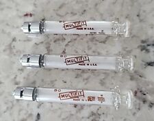 Lot Of 3 B-d Multifit 2cc Glass Reuseable Syringes W Metal Tips
