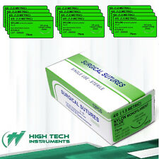 Nylon 40 Training Sutures Emergency First Aid Home Wound Treating 12 Pcs