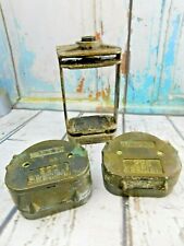 Hanau Flask Press Buffalo Ny Vintage Solid Brass Dental 2 Handler Brass Molds