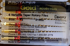 Protaper Gold Rotary Files 31mm F2 Dentsply Tulsa Assorted Endodontics Endo
