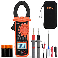 Clamp Meter- 6000 Counts True Rms Voltmeter For Ac Current Acdc Voltage Test