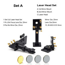 Co2 Laser Head Holder Mount Focus Lens Reflective Mirror Engraver Parts Kit