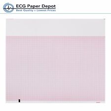 Welch Allyn Ecg Recording Paper Ekg Printing Chart 94018-0000 Red Z-fold 5 Pack