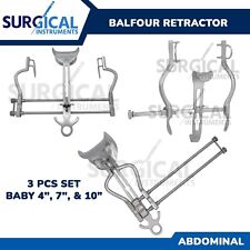 3 Balfour Retractor Surgical Veterinary Baby 47 10 Stainless German Grade