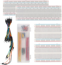 Breadboard Jumper Wires Kit 4pcs 400 830 Point Solderless Breadboards And 65pc