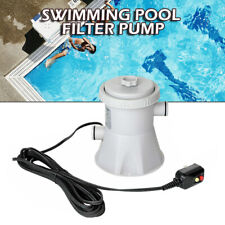 Electric Swimming Pool Filter Pump For Above Ground Pools Cleaning Tools Grey