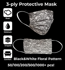 Disposable Surgical Mask Face Mouth Cover With Designs Patterns Box Non Medical
