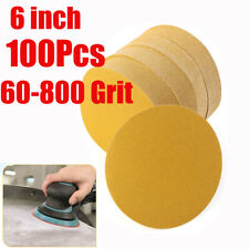 6 Inch 60-800 Grit 100-pack Da Sanding Disc Psa Sandpaper