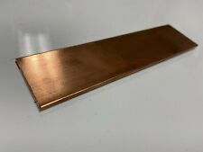 Copper 110 Flat Bar 18 X 1 12 X 8-long -- .125 X 1 12 Copper Bus Bar
