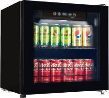 Honeywell Beverage Refrigerator And Cooler 48 Can Mini Fridge With Glass Door