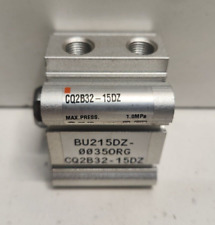 New Old Stock Smc 15mm Stroke X 32mm Bore Compact Cylinder Cq2b32-15dz