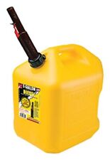 Midwest 8610 5 Gallon Yellow Poly Diesel Fuel Cans W Flameshield Spout
