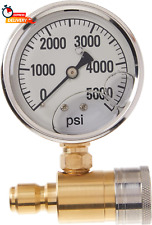 Northstar Pressure Washer Pressure Gauge - 5000 Psi 38in. Fitting