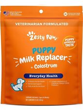 Zesty Paws Puppy Milk Replacer Colostrum - Milk Replacement Supplement Powder