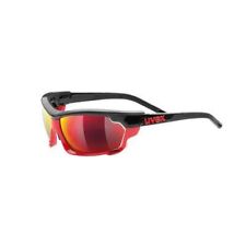 Uvex Sportstyle 304 Ir Black Red With 2 Extra Lenses And Elastic Strap Included