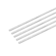 5pcs 304 Stainless Steel Round Rods 3mm X 450mm For Rc Diy Craft Tool