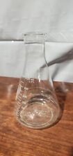 Pyrex Glass 1000ml Wide Mouth Conical Graduated Erlenmeyer Flask Made In Germany
