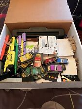 Huge Lot Of Office Supplies Highlighters Pens Staples Binder Clips And More