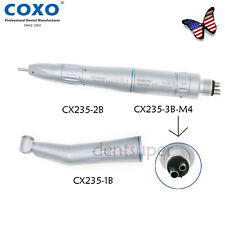 Coxo Dental Contra Angle Inner Water Low Speed Air Motor Straight Handpiece Nsk