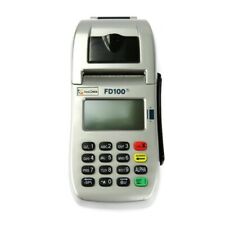 First Data Fd100ti Credit Card Machine Used Powers On. No Power Cord