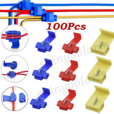 100pcs Scotch Lock Electrical Wire Cable Connectors Quick Splice Crimp Terminals
