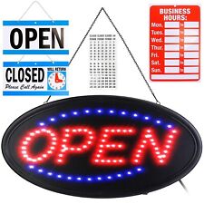 Led Open Sign Business Neon Open Sign Advertisement Board Business Hours Sign Us