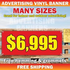 Custom Price 6995 Usd Advertising Banner Vinyl Mesh Sign Dollars Dealer