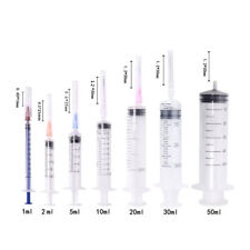 12510203050ml Plastic Disposable Injection Syringe Diy Liquid Dispensers