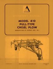 Allis Chalmers 410 Pull Chisel Plow Operators Manual