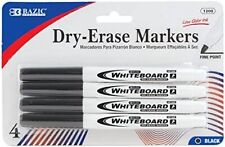 Dry Erase Marker Black Fine Tip Whiteboard Pen Marcador Low Odor Markers White