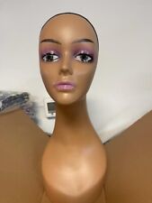 Realistic Plastic Female Mannequin Head Life Size Display Wig Hat 18