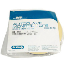 Hu-friedy Ims-1263 Ims Autoclave Monitor Dental Tape Orange 60yd Exp Aug 2024