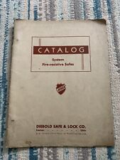 Vintage Diebold System Fire-resitive Safes Catalog Vaults Locksmith Rare