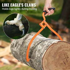 Log Tongs 20 Inch 2 Claw Logging Skidding Tongs Non-slip Grip