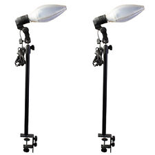 2x Desktop Trade Show Led Light Clamp Bulb For Exhibition Convention Display