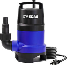 Medas 1hp 3434 Gph Sump Pump Submersible Cleandirty Water Pump Portable Utility