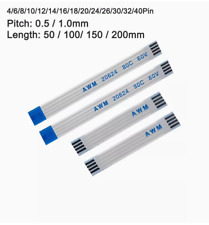 5pcs Ffc Fpc Flexible Flat Cable Ribbon 4 6 8 10-40pin Pitch 0.51.0mm Awm 20624