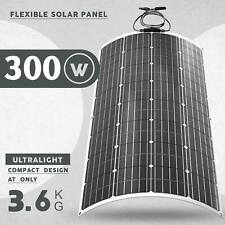 Flexible Solar Panel 300w 12v Portable Power Mono Camping Home Rv Battery Charge