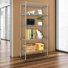Heavy Duty 5 Tier Wire Metal Commercial Storage Shelf Shelving Rack Adjustable