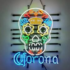 Corona Dia De Los Muertos Neon Sign 19x15 Lamp Beer Bar Store Pub Wall Decor