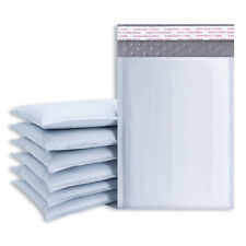 000 Poly Bubble Mailers White Padded Envelopes Self Seal Shipping Packing Bags