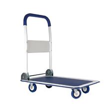  Used Folding Hand Truck Dolly Cart Wheels Luggage Cart Trolley Moving 330lbs