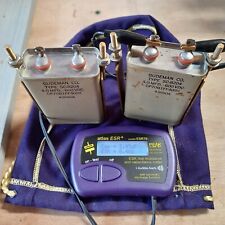Two Matched 1959 Gudeman 4.0 Uf Mfd 600vdc Oil Can Capacitors-tested Low Esr