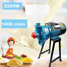 2200w Electric Grinder Machine Wet And Dry Feedflour Grain Grinding Machine