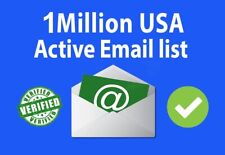 1 Million B2c Usa Active Email List Fast Delivery