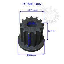 13t Front Gear Pinion Sprocket Belt Pulley For Scooter Electric Motor Motorcycle