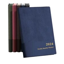 2024 Planner Weekly Monthly Planner 2024 8.35.9- New Edition Blue